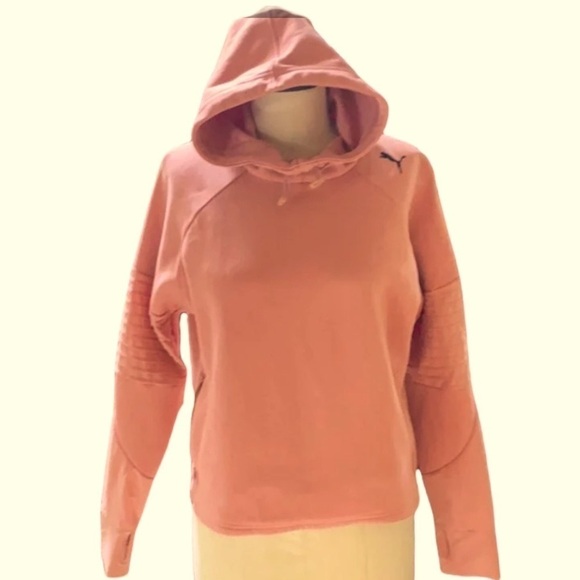 Puma cropped scuba hoodie SZ medium - Picture 1 of 10